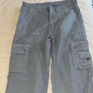 Blue/Gray AE cargo pants